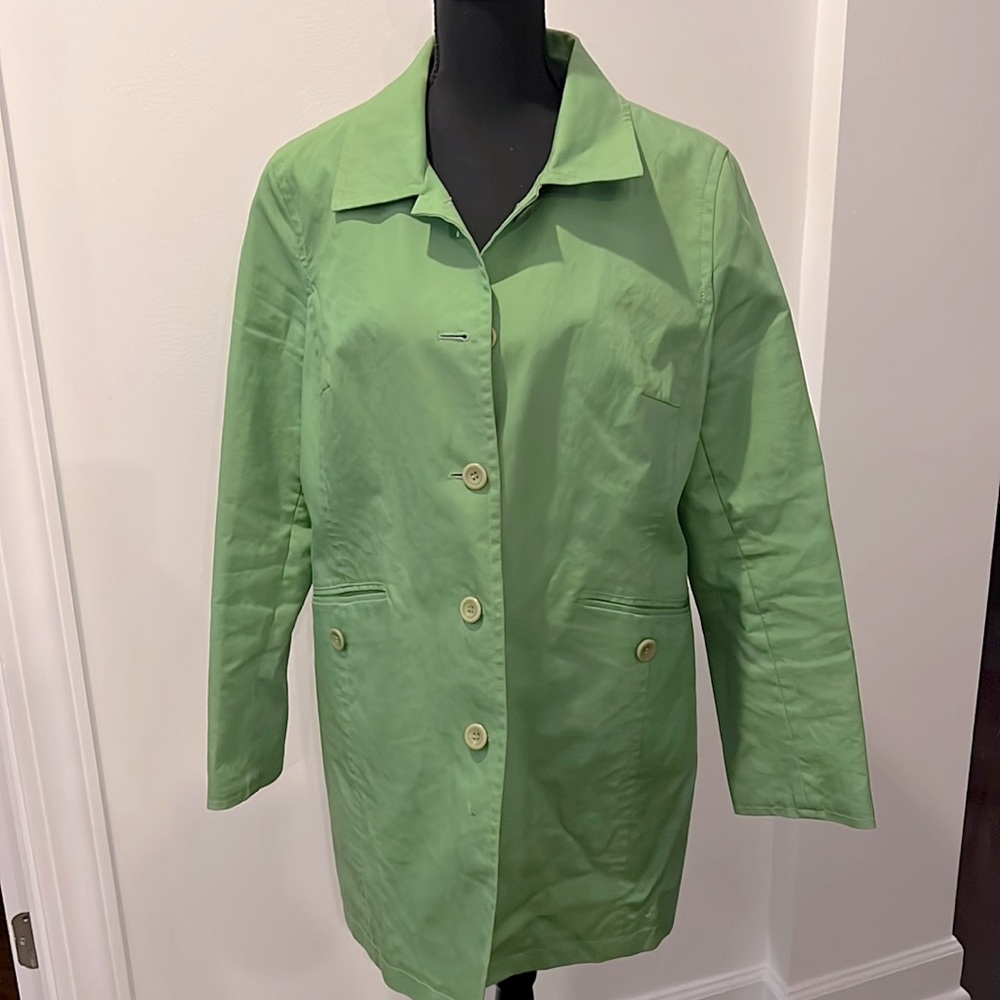 Ann Taylor Loft Green Coat